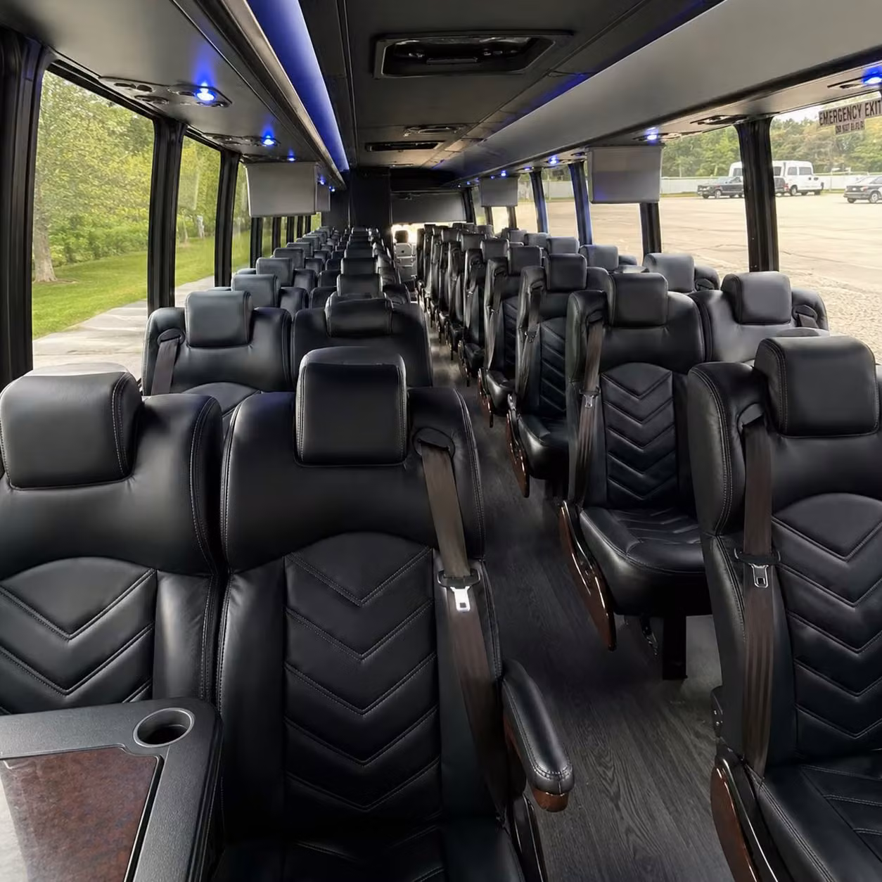25 passenger minibus inside