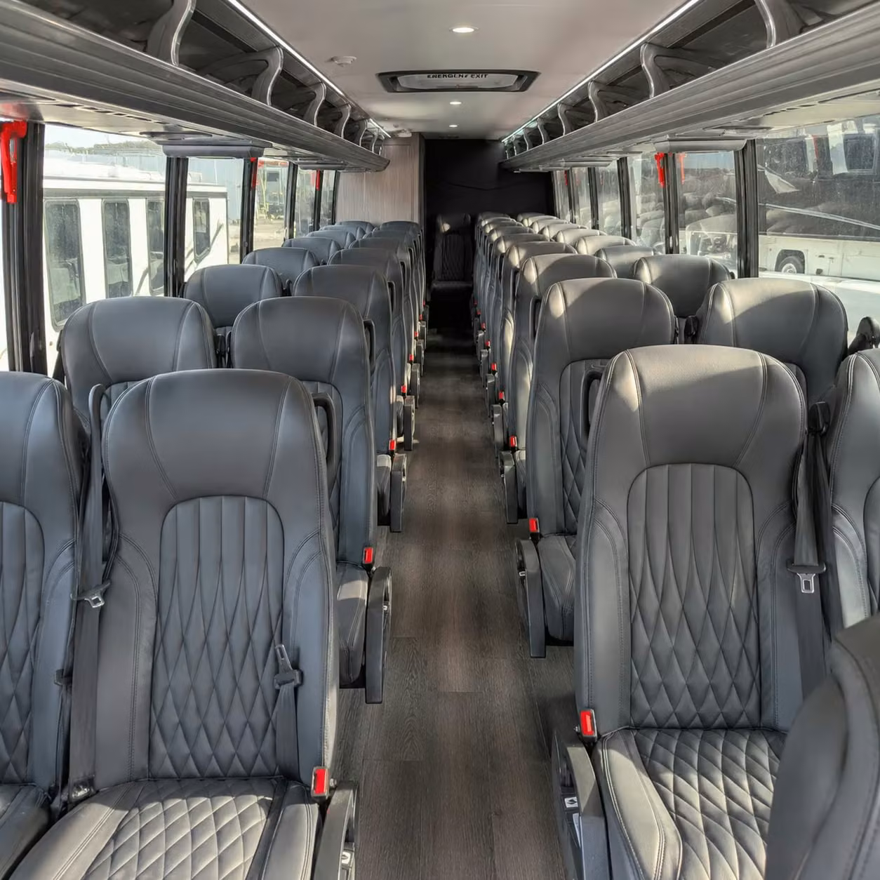 28 passenger minibus interior