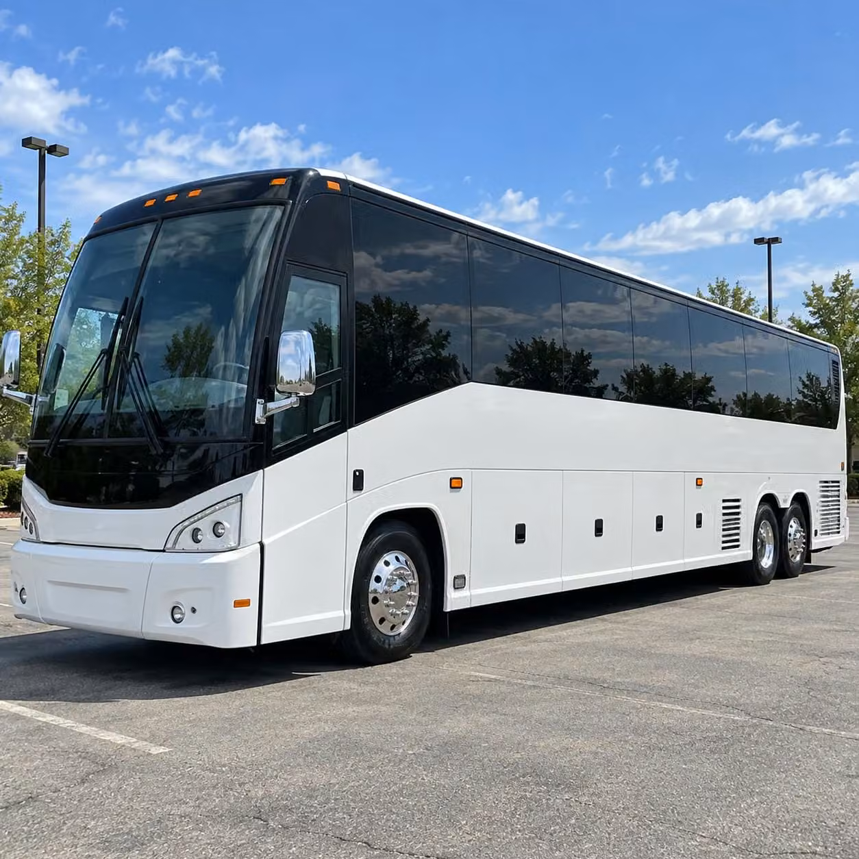 charter bus rentals for large prom groups at corona s biggest high schools