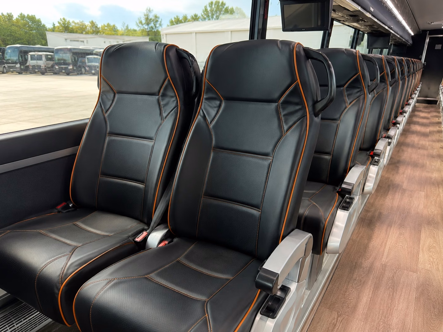 sports team fan charter bus rentals in corona