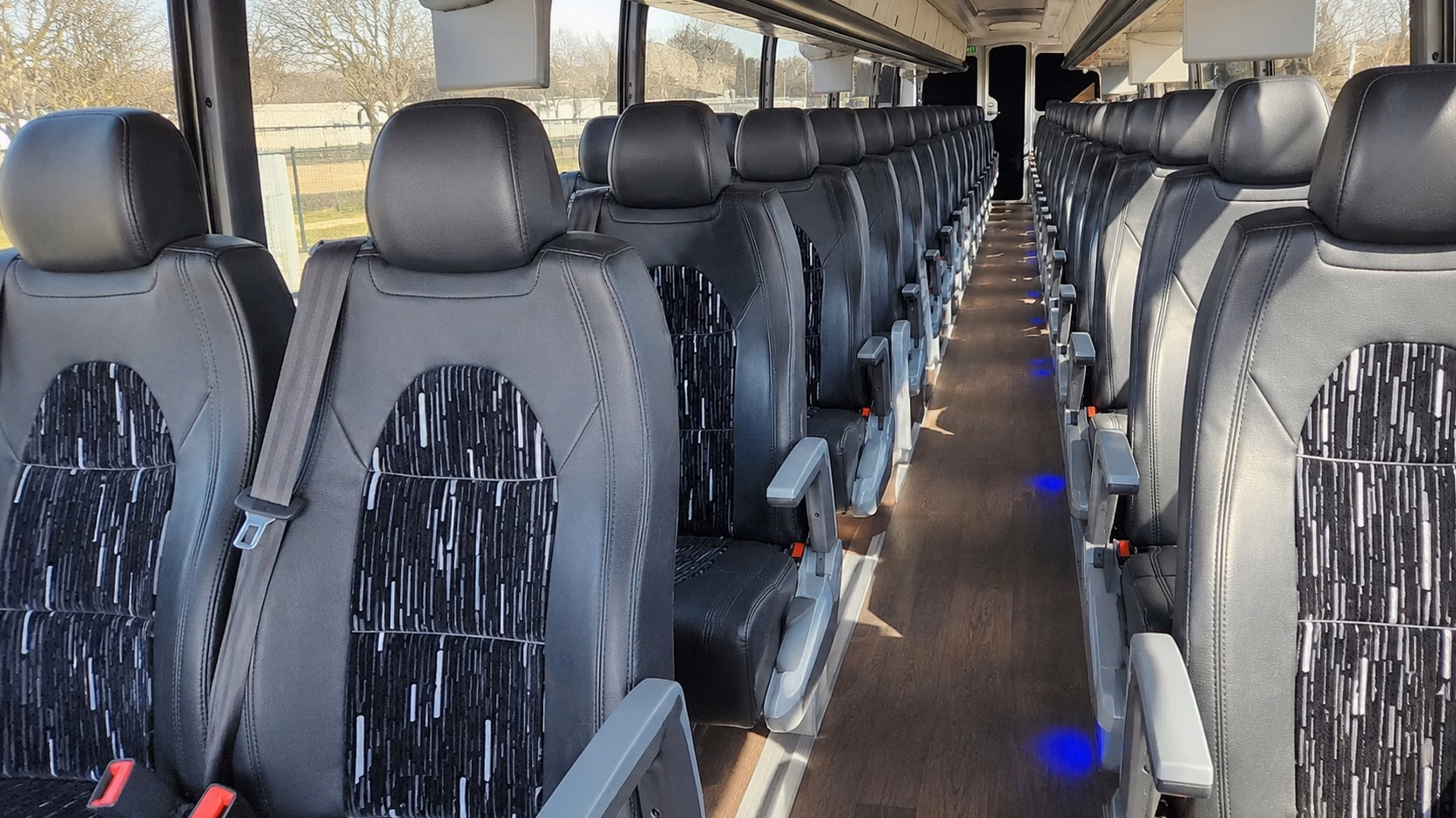 sports team sporting event bus rentals in corona